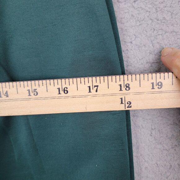 Discovery Clothing Company Skirt Womens M Green Pencil Gold Studs Y2K Art Deco - Picture 5 of 13